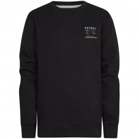 Блуза Petrol industries B-3060-SWR101 sweatshirt - Black (Deep Black) блуза,детски,блузи,petrol,industries,b,3060,swr101,sweatshirt,black,(deep,black)