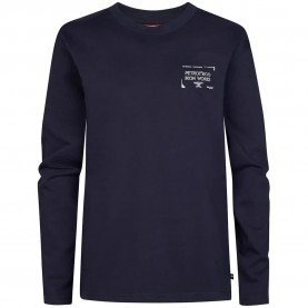 Тениска Petrol industries B-3060-TLR615 long sleeve T-shirt - Blue (Royal Navy) тениска,мъжки,тениски,дамски,тениски,petrol,industries,b,3060,tlr615,long,sleeve,t,shirt,blue,(royal,navy)