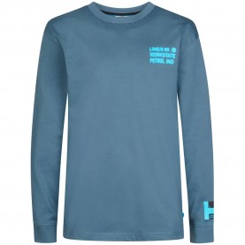 Тениска Petrol industries B-3060-TLR675 long sleeve T-shirt - Blue (Storm Blue) тениска,мъжки,тениски,дамски,тениски,petrol,industries,b,3060,tlr675,long,sleeve,t,shirt,blue,(storm,blue)