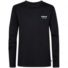 Тениска Petrol industries B-3060-TLR679 long sleeve T-shirt - Black (Deep Black) тениска,мъжки,тениски,дамски,тениски,petrol,industries,b,3060,tlr679,long,sleeve,t,shirt,black,(deep,black)