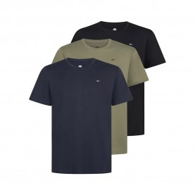 Тениска Petrol industries M-1010-SP-TSR0010 short sleeve T-shirt - Multicolor (Black / Army / Navy) тениска,мъжки,тениски,дамски,тениски,petrol,industries,m,1010,sp,tsr0010,short,sleeve,t,shirt,multicolor,(black,army,navy)