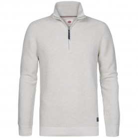 Блуза Petrol industries M-3060-KWC227 sweater - White (Antique White Melee) блуза,мъжки,пуловери,дамски,пуловери,petrol,industries,m,3060,kwc227,sweater,white,(antique,white,melee)