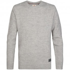 Блуза Petrol industries M-3060-KWR238 sweater - Grey (Light Grey Melee) блуза,мъжки,пуловери,дамски,пуловери,petrol,industries,m,3060,kwr238,sweater,grey,(light,grey,melee)