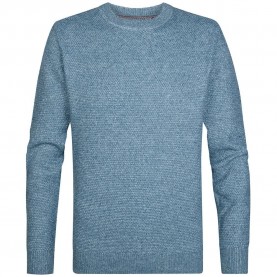 Блуза Petrol industries M-3060-KWR236 sweater - Blue (Storm Blue) блуза,мъжки,пуловери,дамски,пуловери,petrol,industries,m,3060,kwr236,sweater,blue,(storm,blue)
