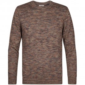 Блуза Petrol industries M-3060-KWR240 sweater - Brown (Saddle Brown) блуза,мъжки,пуловери,дамски,пуловери,petrol,industries,m,3060,kwr240,sweater,brown,(saddle,brown)