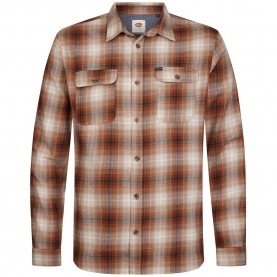 Риза с дълъг ръкав Petrol industries M-3060-SIL428 long sleeve shirt - Brown (Copper Orange) риза,с,дълъг,ръкав,дамски,ризи,мъжки,ризи,petrol,industries,m,3060,sil428,long,sleeve,shirt,brown,(copper,orange)