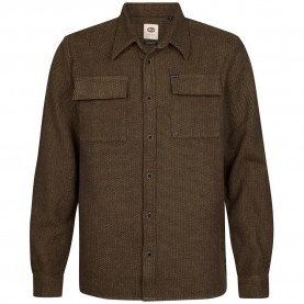 Риза с дълъг ръкав Petrol industries M-3060-SIL426 long sleeve shirt - Brown (Cedar Brown) риза,с,дълъг,ръкав,дамски,ризи,мъжки,ризи,petrol,industries,m,3060,sil426,long,sleeve,shirt,brown,(cedar,brown)