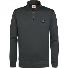 Блуза Petrol industries M-3060-SWC318 full zip sweatshirt - Grey (Steel Green) блуза,мъжки,пуловери,petrol,industries,m,3060,swc318,full,zip,sweatshirt,grey,(steel,green)