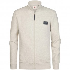 Блуза Petrol industries M-3060-SWC343 full zip sweatshirt - White (Antique White Melee) блуза,мъжки,пуловери,petrol,industries,m,3060,swc343,full,zip,sweatshirt,white,(antique,white,melee)