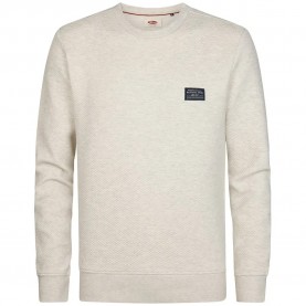 Блуза Petrol industries M-3060-SWR336 sweatshirt - White (Antique White Melee) блуза,мъжки,пуловери,petrol,industries,m,3060,swr336,sweatshirt,white,(antique,white,melee)