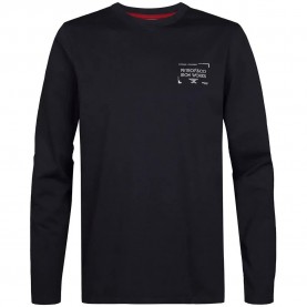 Тениска Petrol industries M-3060-TLR615 long sleeve T-shirt - Black (Royal Navy) тениска,мъжки,тениски,дамски,тениски,petrol,industries,m,3060,tlr615,long,sleeve,t,shirt,black,(royal,navy)