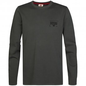 Тениска Petrol industries M-3060-TLR615 long sleeve T-shirt - Green (Steel Green) тениска,мъжки,тениски,дамски,тениски,petrol,industries,m,3060,tlr615,long,sleeve,t,shirt,green,(steel,green)