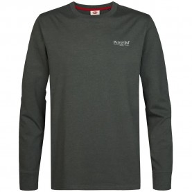 Тениска Petrol industries M-3060-TLR616 long sleeve T-shirt - Green (Steel Green) тениска,мъжки,тениски,дамски,тениски,petrol,industries,m,3060,tlr616,long,sleeve,t,shirt,green,(steel,green)