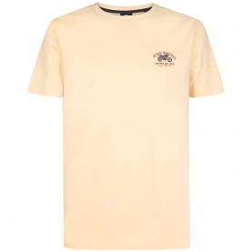 Тениска Petrol industries M-3060-TSR233 short sleeve T-shirt - Beige (Stone White) тениска,мъжки,тениски,дамски,тениски,petrol,industries,m,3060,tsr233,short,sleeve,t,shirt,beige,(stone,white)