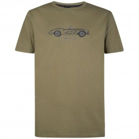 Тениска Petrol industries M-3060-TSR235 short sleeve T-shirt - Green (Mossy Stone) тениска,мъжки,тениски,дамски,тениски,petrol,industries,m,3060,tsr235,short,sleeve,t,shirt,green,(mossy,stone)