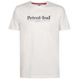 Тениска Petrol industries M-3060-TSR600 short sleeve T-shirt - White (White Frost) тениска,мъжки,тениски,дамски,тениски,petrol,industries,m,3060,tsr600,short,sleeve,t,shirt,white,(white,frost)