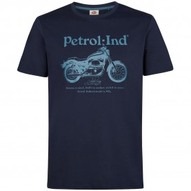 Тениска Petrol industries M-3060-TSR862 short sleeve T-shirt - Blue (Royal Navy) тениска,мъжки,тениски,дамски,тениски,petrol,industries,m,3060,tsr862,short,sleeve,t,shirt,blue,(royal,navy)