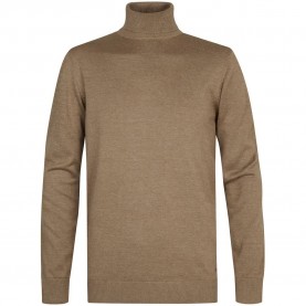 Блуза Petrol industries M-ROS-KWC260 high neck sweater - Beige / Brown (Oak) блуза,мъжки,пуловери,дамски,пуловери,petrol,industries,m,ros,kwc260,high,neck,sweater,beige,brown,(oak)