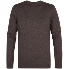 блуза,мъжки,пуловери,дамски,пуловери,petrol,industries,m,ros,kwr201,sweater,brown,(cedar,brown)