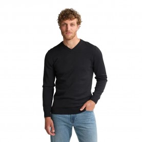 Блуза Petrol industries M-ROS-KWV200 v neck sweater - Black (Deep Black) блуза,мъжки,пуловери,дамски,пуловери,petrol,industries,m,ros,kwv200,v,neck,sweater,black,(deep,black)