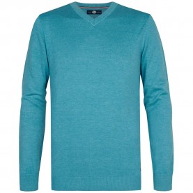 Блуза Petrol industries M-ROS-KWV200 v neck sweater - Blue (Iron Blue) блуза,мъжки,пуловери,дамски,пуловери,petrol,industries,m,ros,kwv200,v,neck,sweater,blue,(iron,blue)