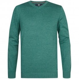 Блуза Petrol industries M-ROS-KWV200 v neck sweater - Green (Teal Green) блуза,мъжки,пуловери,дамски,пуловери,petrol,industries,m,ros,kwv200,v,neck,sweater,green,(teal,green)