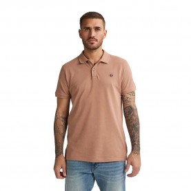 Petrol industries M-ROS-POL002 short sleeve polo - Pink (Sandal Wood) дамски,блузи,с,яка,мъжки,блузи,с,яка,petrol,industries,m,ros,pol002,short,sleeve,polo,pink,(sandal,wood)