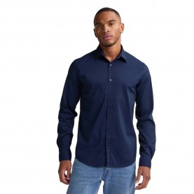 Риза с дълъг ръкав Petrol industries M-ROS-SIL002 long sleeve shirt - Blue (Navy Blue) риза,с,дълъг,ръкав,дамски,ризи,мъжки,ризи,petrol,industries,m,ros,sil002,long,sleeve,shirt,blue,(navy,blue)