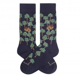 Чорапи Jimmy lion Cabin In The Woods long socks - Blue (Blue) чорапи,мъжки,чорапи,дамски,чорапи,jimmy,lion,cabin,in,the,woods,long,socks,blue,(blue)