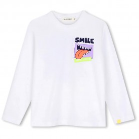 Тениска Billieblush U22293 long sleeve T-shirt - White (White) тениска,мъжки,тениски,дамски,тениски,billieblush,u22293,long,sleeve,t,shirt,white,(white)