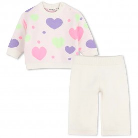Billieblush U22611 long sleeve set - White (Marfil) детски,екипи,billieblush,u22611,long,sleeve,set,white,(marfil)