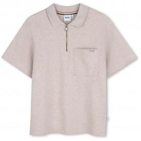 дамски,блузи,с,яка,мъжки,блузи,с,яка,boss,j53377,short,sleeve,polo,beige,(raw,marbled)