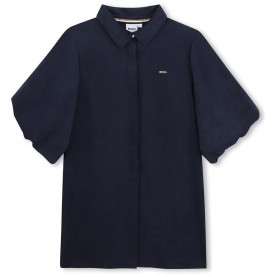 Рокля BOSS J53467 short sleeve dress - Blue (Marine) рокля,дамски,поли,и,рокли,boss,j53467,short,sleeve,dress,blue,(marine)