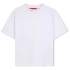 Тениска HUGO G01240 short sleeve T-shirt - White (White) тениска,мъжки,тениски,дамски,тениски,hugo,g01240,short,sleeve,t,shirt,white,(white)