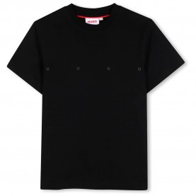 Тениска HUGO G01241 short sleeve T-shirt - Black (Black) тениска,мъжки,тениски,дамски,тениски,hugo,g01241,short,sleeve,t,shirt,black,(black)