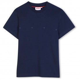 Тениска HUGO G01241 short sleeve T-shirt - Blue (Marine) тениска,мъжки,тениски,дамски,тениски,hugo,g01241,short,sleeve,t,shirt,blue,(marine)