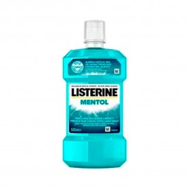 Listerine Mentol Mouthwash 500ml - Blue (Blue) хигиена,тяло,listerine,mentol,mouthwash,500ml,blue,(blue)
