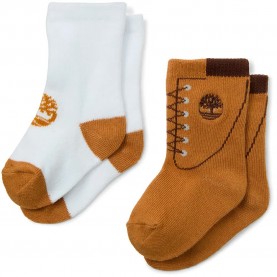 Чорапи Timberland Boot socks 2 pairs - Brown / White (Wheat) чорапи,мъжки,чорапи,дамски,чорапи,timberland,boot,socks,2,pairs,brown,white,(wheat)