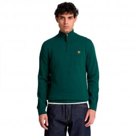 Блуза Timberland Cohas Brook Merino 1/4 Zip sweater - Green (Sycamore Heather) блуза,мъжки,пуловери,дамски,пуловери,timberland,cohas,brook,merino,1,4,zip,sweater,green,(sycamore,heather)