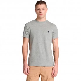 Тениска Timberland Dunstan River Slim short sleeve T-shirt - Grey (Medium Grey Heather) тениска,мъжки,тениски,дамски,тениски,timberland,dunstan,river,slim,short,sleeve,t,shirt,grey,(medium,grey,heather)
