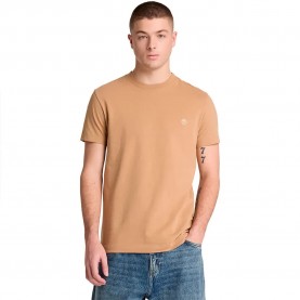 Тениска Timberland Dunstan River Slim short sleeve T-shirt - Brown / Orange (Tannin) тениска,мъжки,тениски,дамски,тениски,timberland,dunstan,river,slim,short,sleeve,t,shirt,brown,orange,(tannin)
