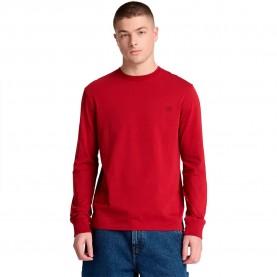 Тениска Timberland Dunstan River Tree Embroidered Slim long sleeve T-shirt - Red (Rhythmic Red) тениска,мъжки,тениски,дамски,тениски,timberland,dunstan,river,tree,embroidered,slim,long,sleeve,t,shirt,red,(rhythmic,red)