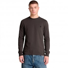 Тениска Timberland Dunstan River Tree Embroidered Slim long sleeve T-shirt - Black (Vintage Black) тениска,мъжки,тениски,дамски,тениски,timberland,dunstan,river,tree,embroidered,slim,long,sleeve,t,shirt,black,(vintage,black)