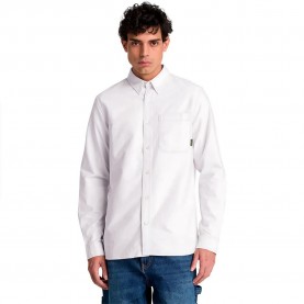 Риза с дълъг ръкав Timberland Lake Warner Solid Oxford long sleeve shirt - White (White Yd) риза,с,дълъг,ръкав,дамски,ризи,мъжки,ризи,timberland,lake,warner,solid,oxford,long,sleeve,shirt,white,(white,yd)