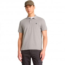 Timberland Millers River Pique short sleeve polo - Grey (Medium Grey Heather) дамски,блузи,с,яка,мъжки,блузи,с,яка,timberland,millers,river,pique,short,sleeve,polo,grey,(medium,grey,heather)