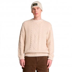 Блуза Timberland Phillips Brook Cable Cotton Blend Crew sweater - Beige (Light Oatmeal Heather) блуза,мъжки,пуловери,дамски,пуловери,timberland,phillips,brook,cable,cotton,blend,crew,sweater,beige,(light,oatmeal,heather)