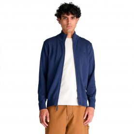 Блуза Timberland Williams River Cotton Full Zip sweater - Blue (Naval Academy) блуза,мъжки,пуловери,дамски,пуловери,timberland,williams,river,cotton,full,zip,sweater,blue,(naval,academy)