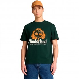 Тениска Timberland Wwes Front Graphic short sleeve T-shirt - Green (Scarab) тениска,мъжки,тениски,дамски,тениски,timberland,wwes,front,graphic,short,sleeve,t,shirt,green,(scarab)