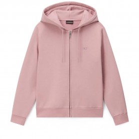 Блуза Napapijri Aurora full zip sweatshirt - Pink (Pink Woodrose) блуза,дамски,блузи,napapijri,aurora,full,zip,sweatshirt,pink,(pink,woodrose)