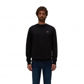 блуза,мъжки,пуловери,napapijri,badge,crew,sweatshirt,black,(black,beauty)